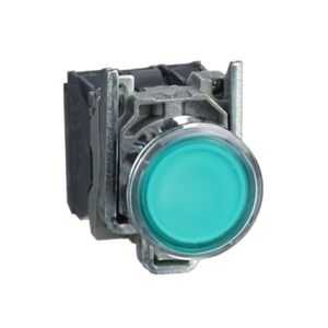 PULS.LUMINOSO C/LED PROTECTED 24VAC/VDC VERDE