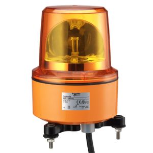BALIZA LUMINOSA GIRATORIA 25W, 230 VAC, ROJO, INC. LAMPARA, IP65.