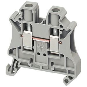 BORNERA UNIVERSAL 6 MM2 GRIS TIPO TORNILLO
