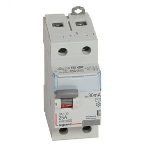 INTERRUPTOR DIFERENCIAL DX3-ID 2X25A 30MA 230V 2MÓD. DIN