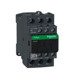 CONTACTOR TESYS 25A 1NA+1NC 7.5/15HP 220/440VAC BOB. BAJO CONSUMO 24VDC