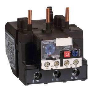 RELE TERMICO REGULABLE TESYS 63-80A P/CA Y CC (1NA+1NC)