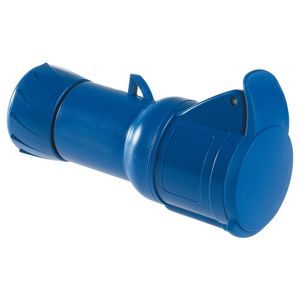 TOMA MOVIL 32A 3P+T 200-250VAC IP44 AZUL